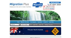 Desktop Screenshot of migrationplus.com.au